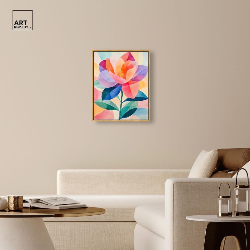 Ail Geofloral II Canvas by Art Remedy