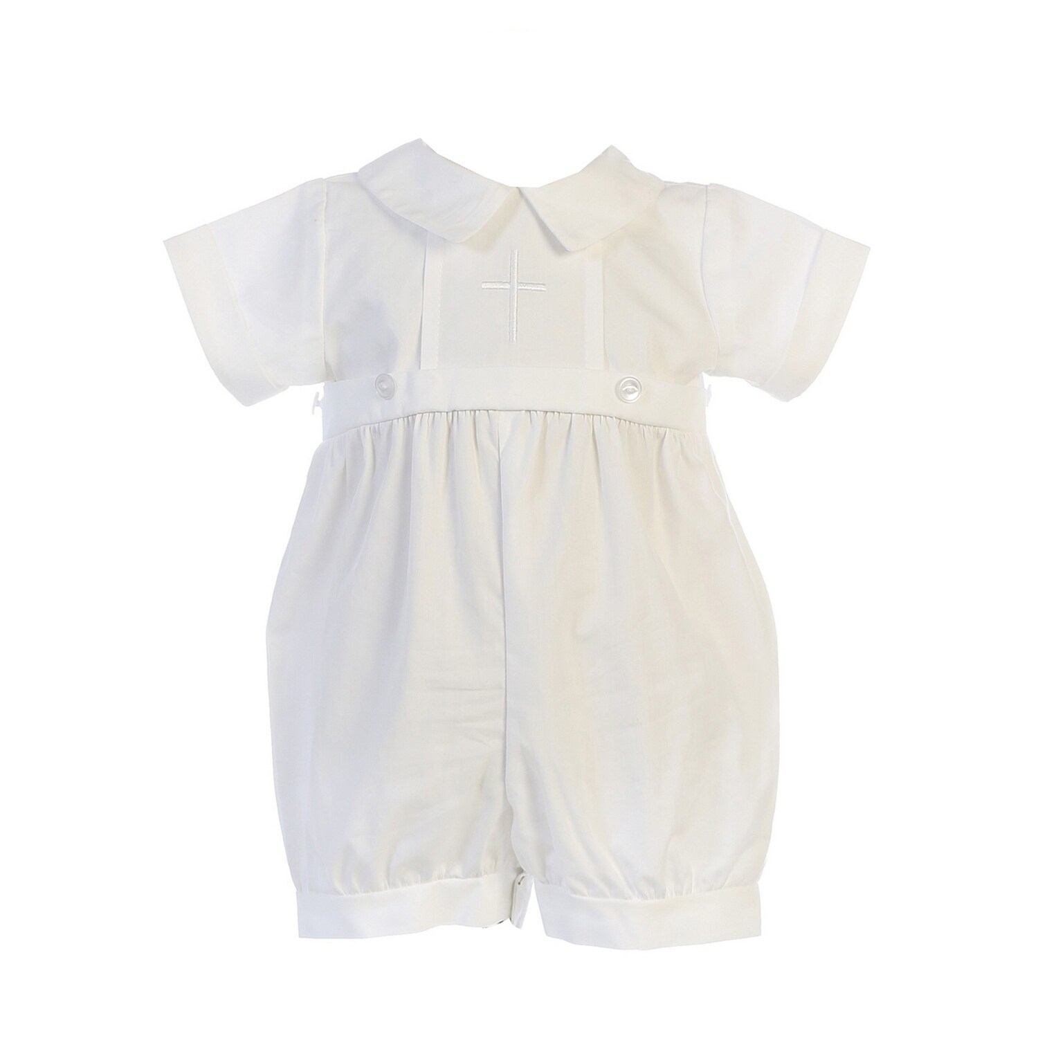 christening rompers boy