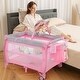 preview thumbnail 2 of 8, Gymax Portable Foldable Baby Playard Playpen Nursery Center w/