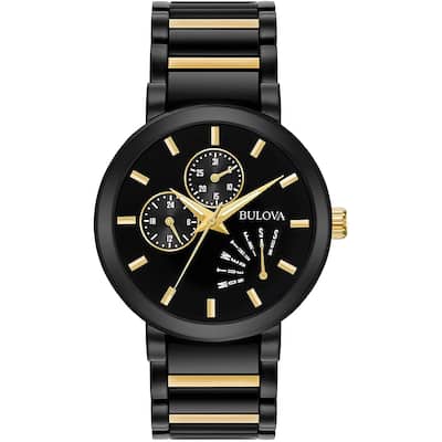 Bulova Men's Classic Black Dial Watch - 98C124 - 6 (36)