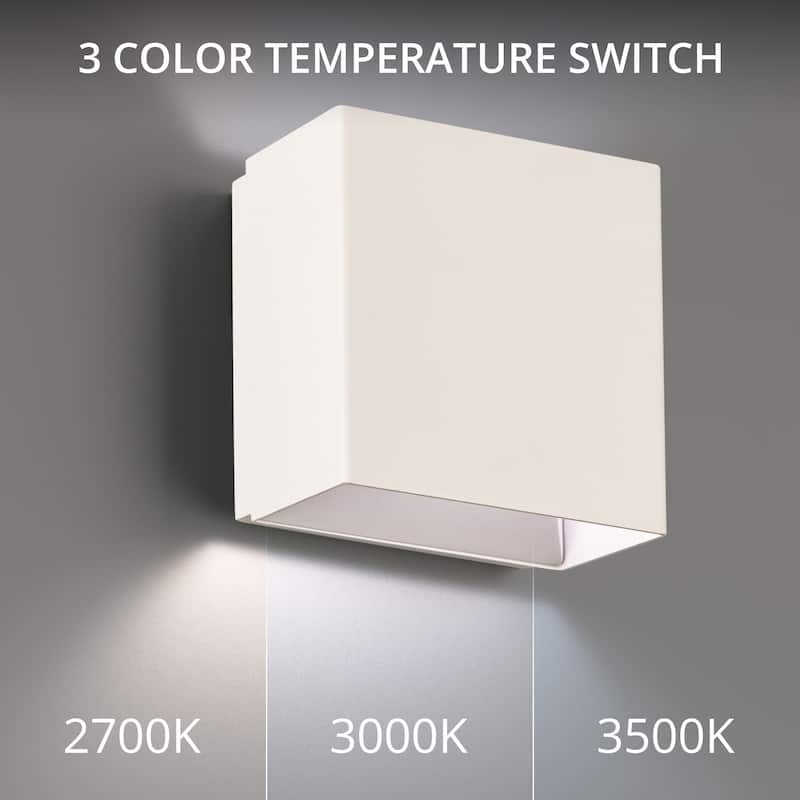WAC Lighting WS-45105-30 Boxi 2 Light 5" Tall LED Wall Sconce Set to