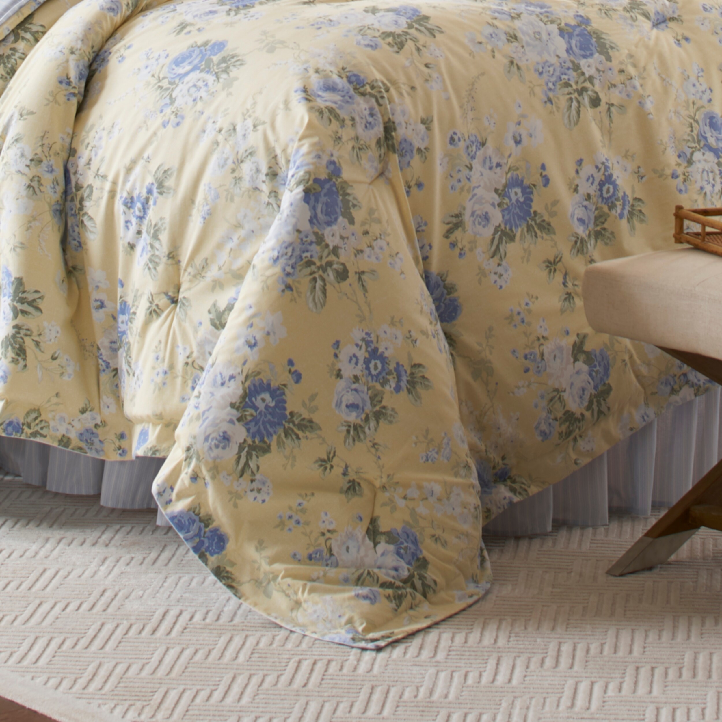 Laura Ashley 100 Cotton Percale Maybelle Yellow Comforter Set Overstock 31502996 Shop our best selection of laura ashley bedding & bedding sets to reflect your style and inspire your home. laura ashley 100 cotton percale maybelle yellow comforter set