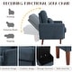 preview thumbnail 53 of 59, Adjustable Backrest Lounge Accent Chair Set with Storage Ottoman