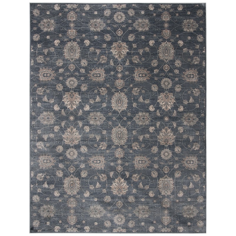 SAFAVIEH Vintage Norma Oriental Viscose Rug - 8' x 10' - Blue/Beige