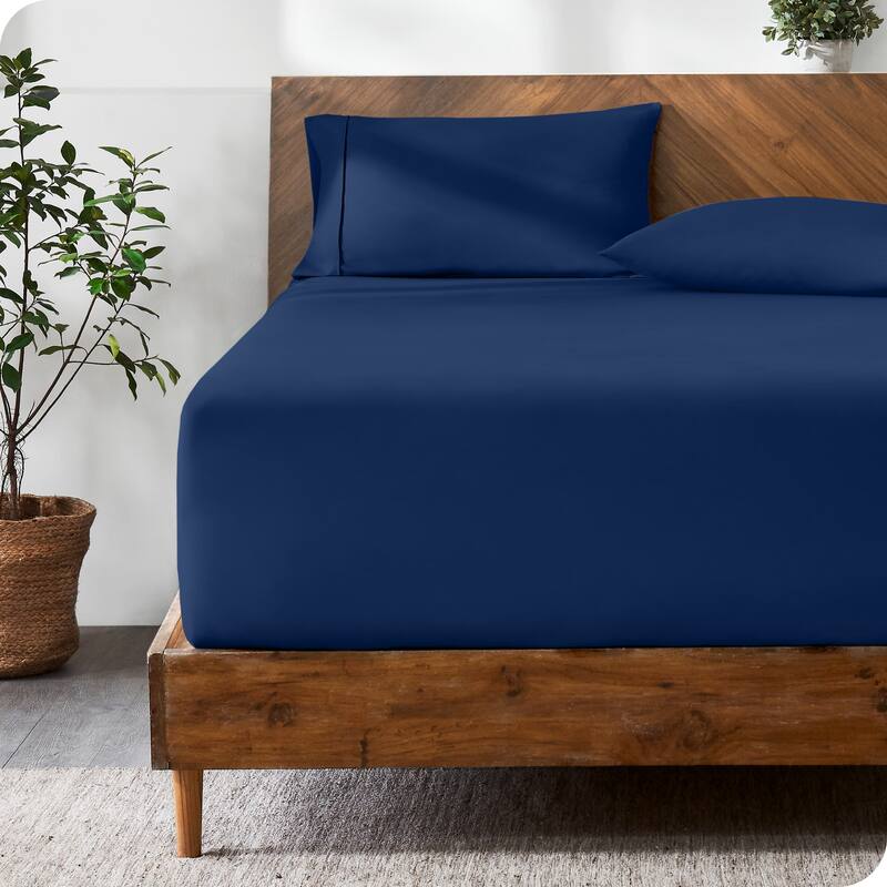 Bare Home Ultra-Soft Microfiber 24 Inch Extra Deep Pocket Fitted Sheet