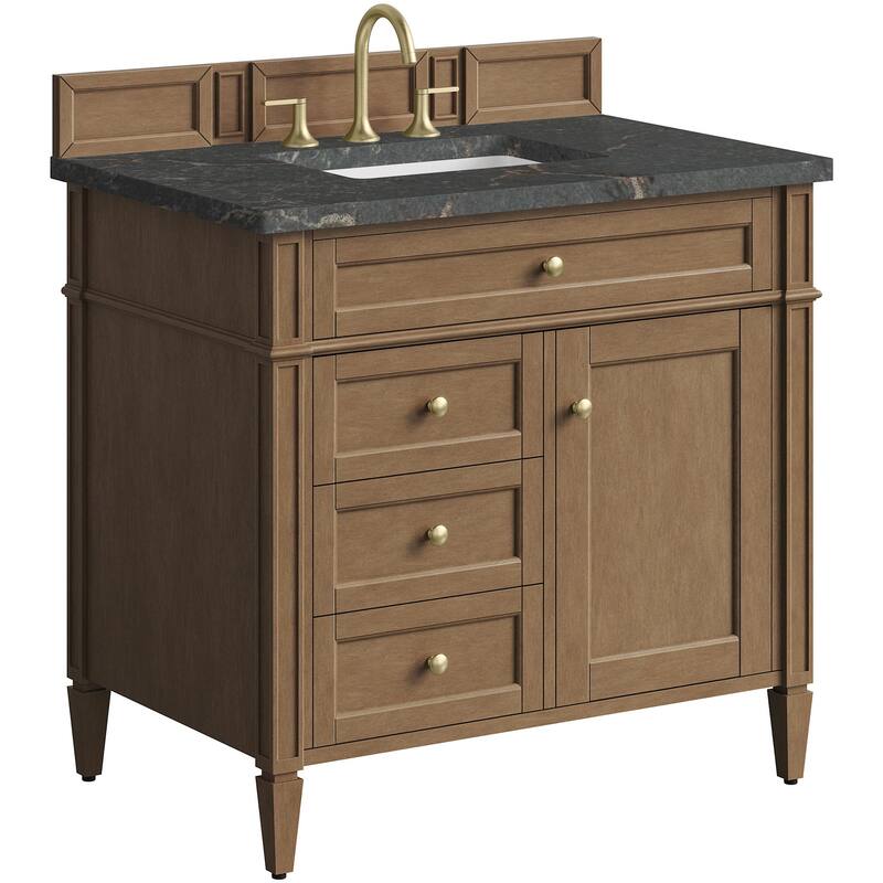 James Martin Vanities 655-V36-3PBL Brittany 36" Free Standing Single