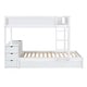 preview thumbnail 15 of 17, Twin-over-Twin Bunk Bed with Twin size Trundle, Storage and Desk,Multifunctional Bunk Bed with Storage