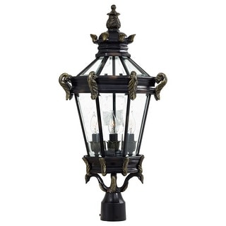 The Great Outdoors 4 Light Post Light from the Stratford Hall