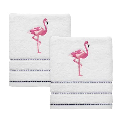 Izod Flamingo 2-Pack Hand Towel Set - Hand Towel 2pk Set