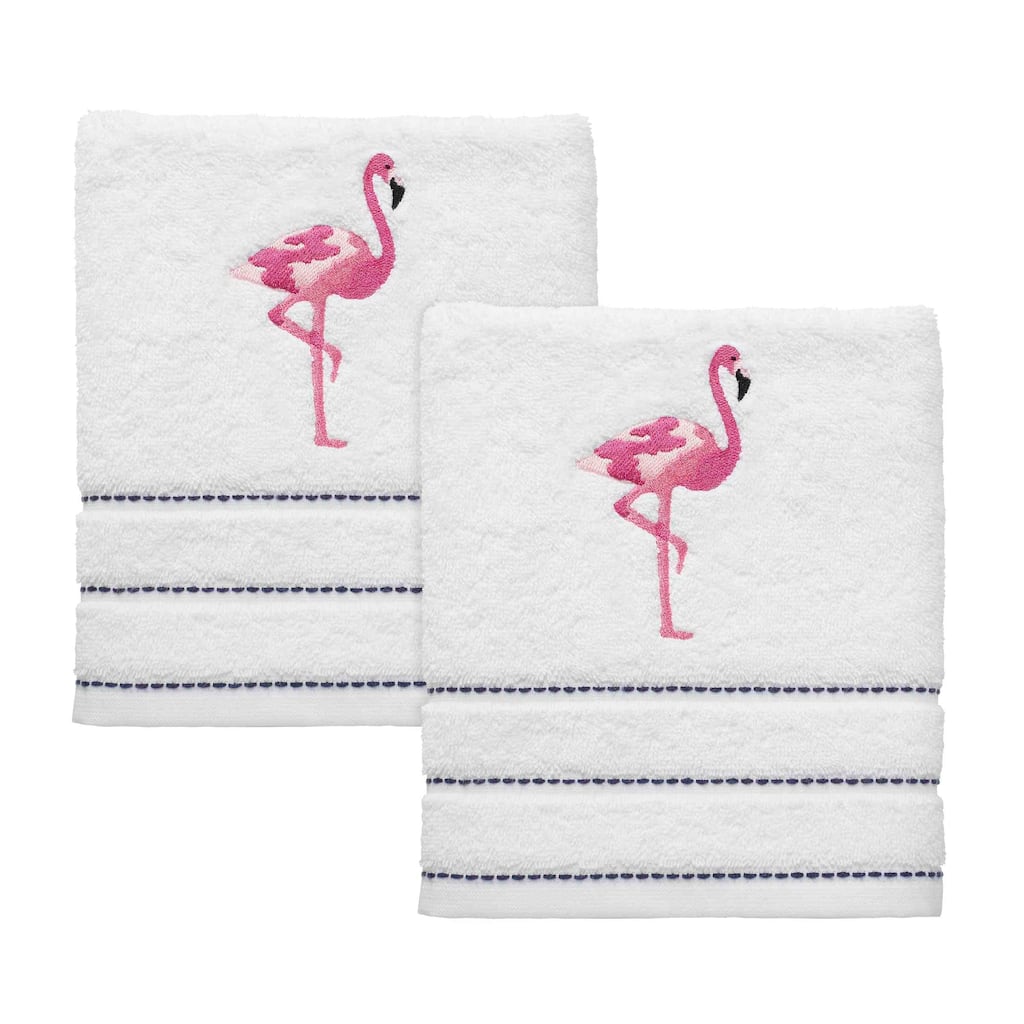 Izod Flamingo 2-Pack Hand Towel Set - Hand Towel 2pk Set