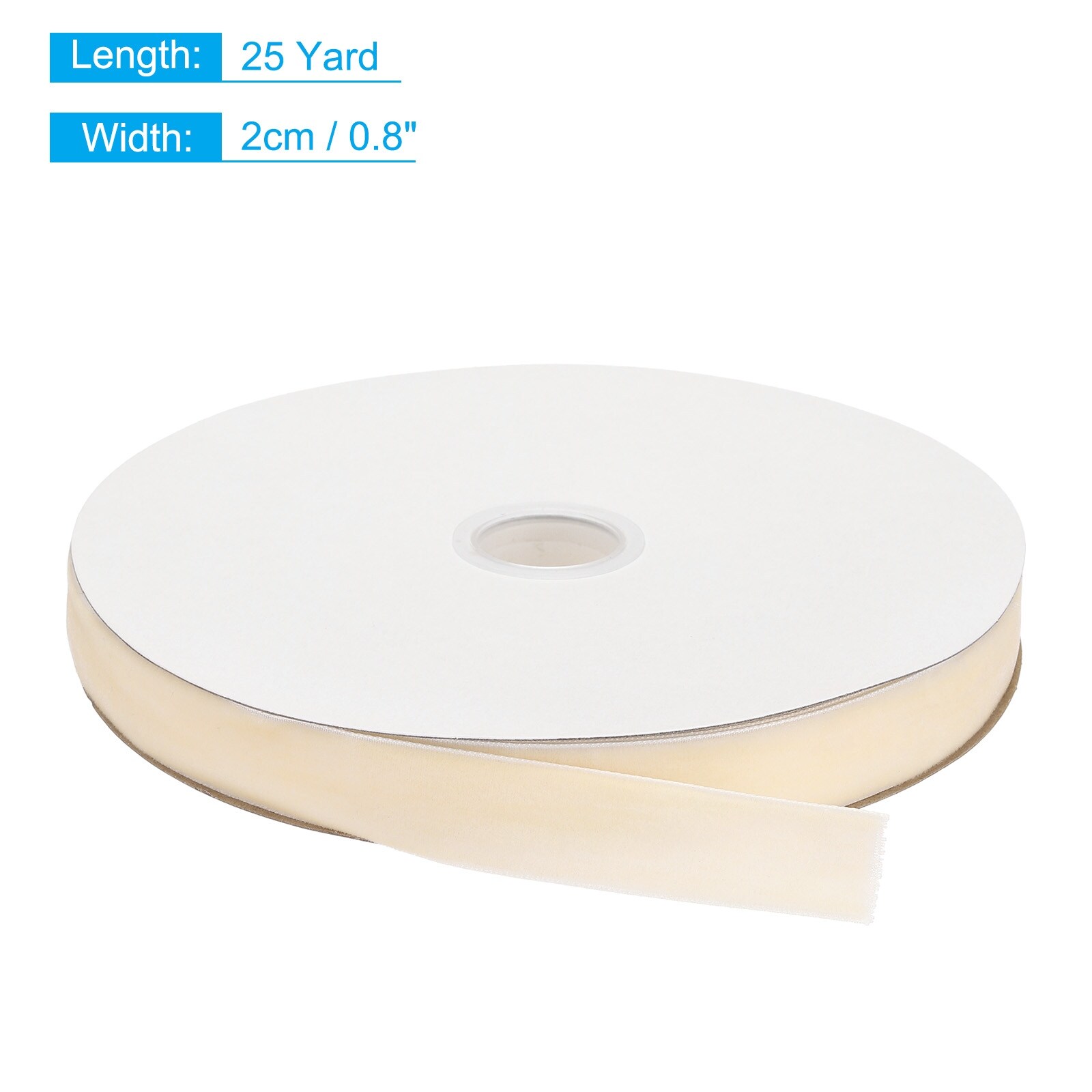 Velvet Ribbon Single Face Spool Silky Velvet for Bouquets DIY Crafts Gift Wrapping Wedding Party