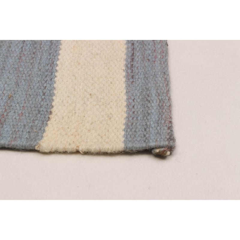 Ankara Cream, Grey Kilim 5'2" x 7'0" - 5'2 x 7'0