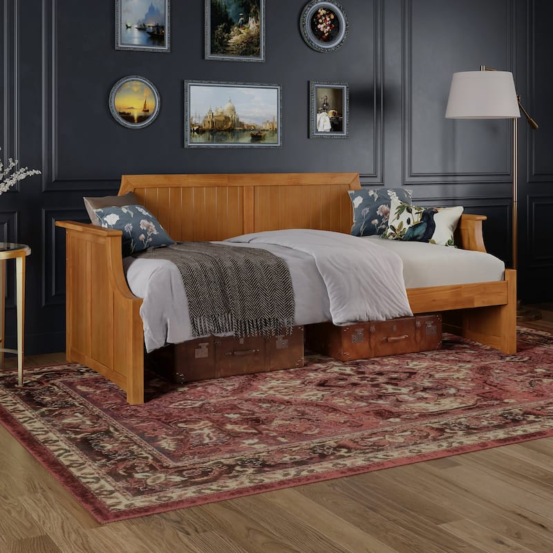 Cambridge Twin Wood Daybed - Light Toffee