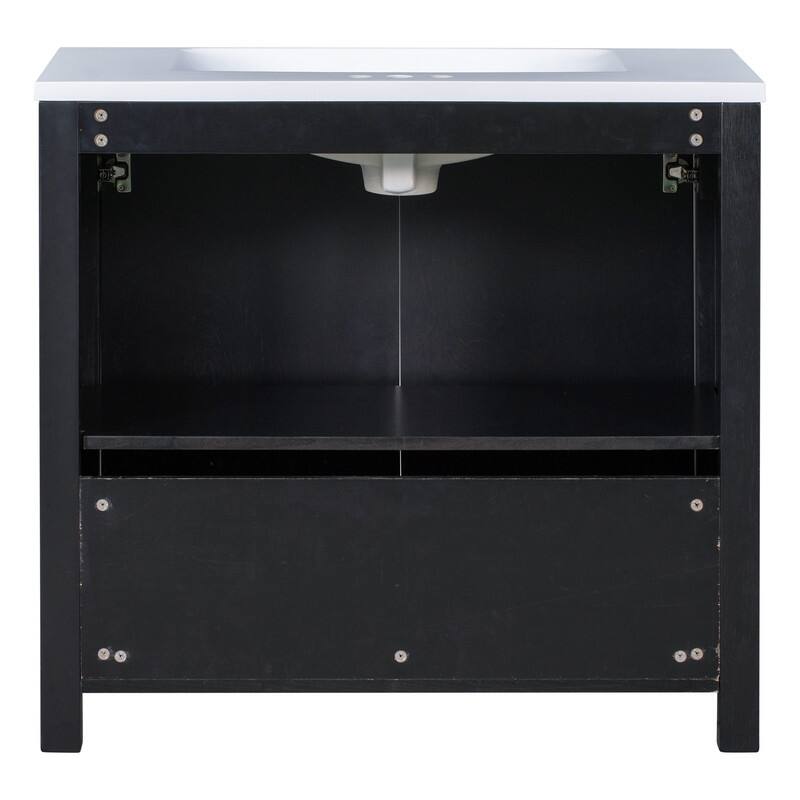 24''/36" Bathroom Vanity Organizer with Sink,Combo Cabinet Set，Bathroom Storage Cabinet