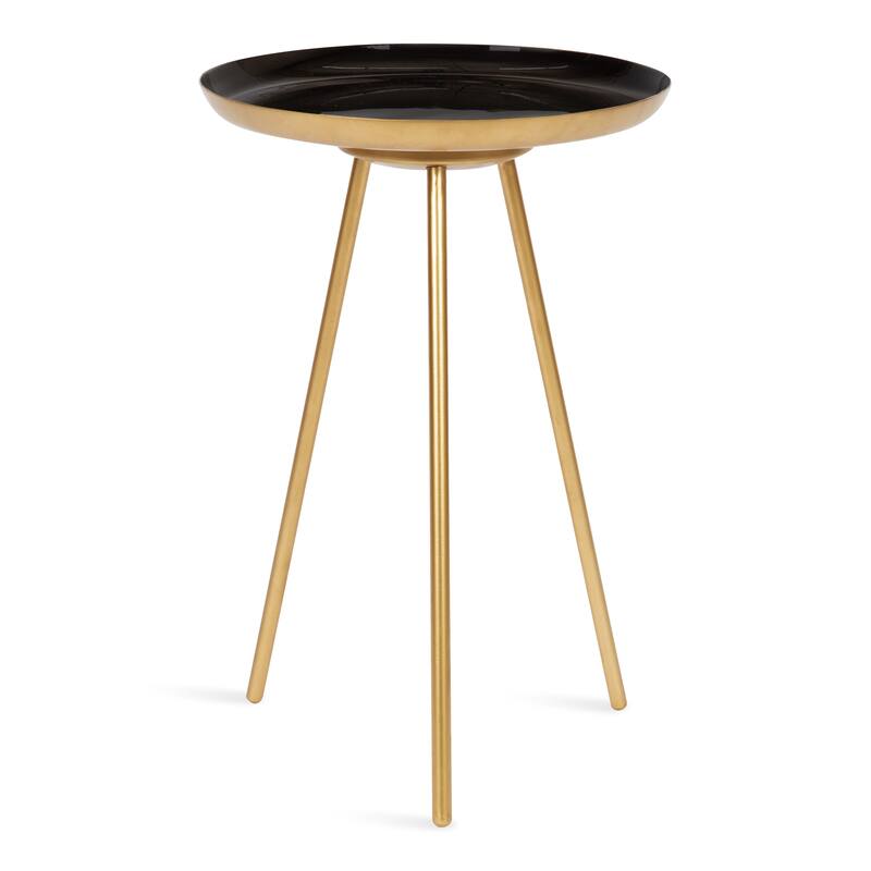 Kate and Laurel Laranya Round Metal Side Table - 15x15x22.5
