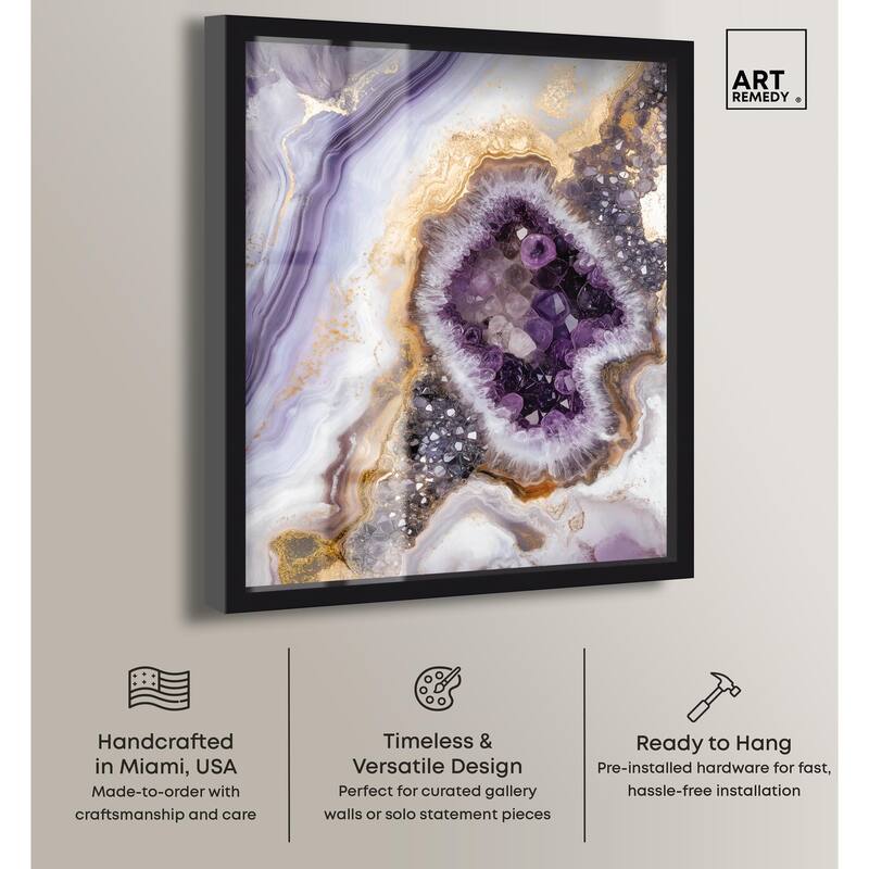 Amethystine Dream II Shadowbox by Art Remedy