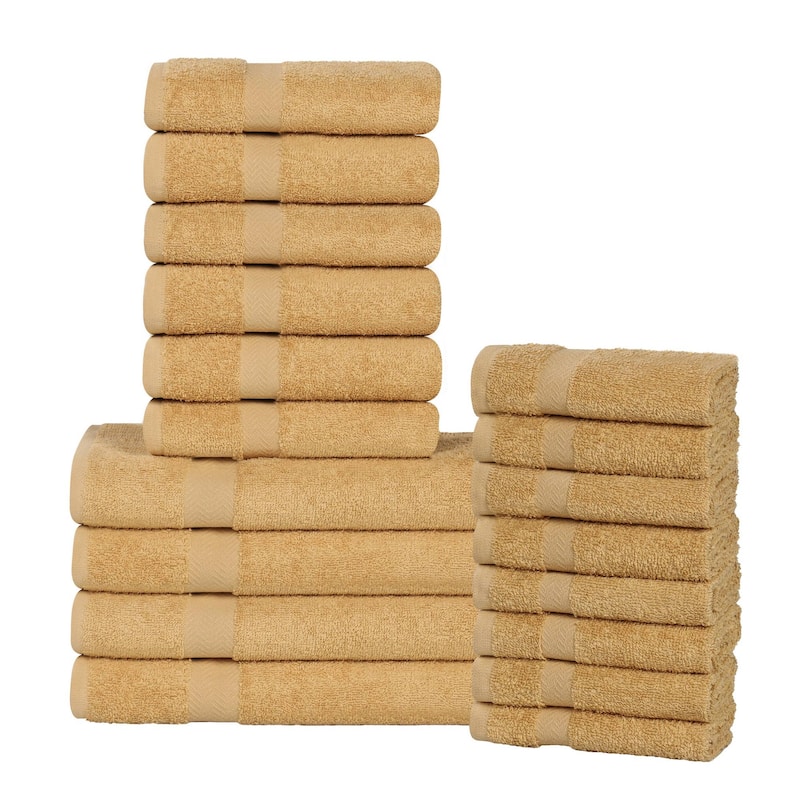 Superior Franklin Cotton Lightweight 18-Piece Assorted Towel Set