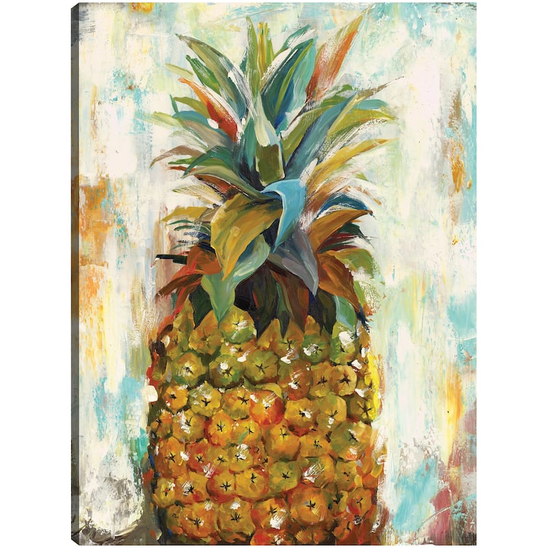 Pineapple Portrait By Frank Parson Canvas Art Print