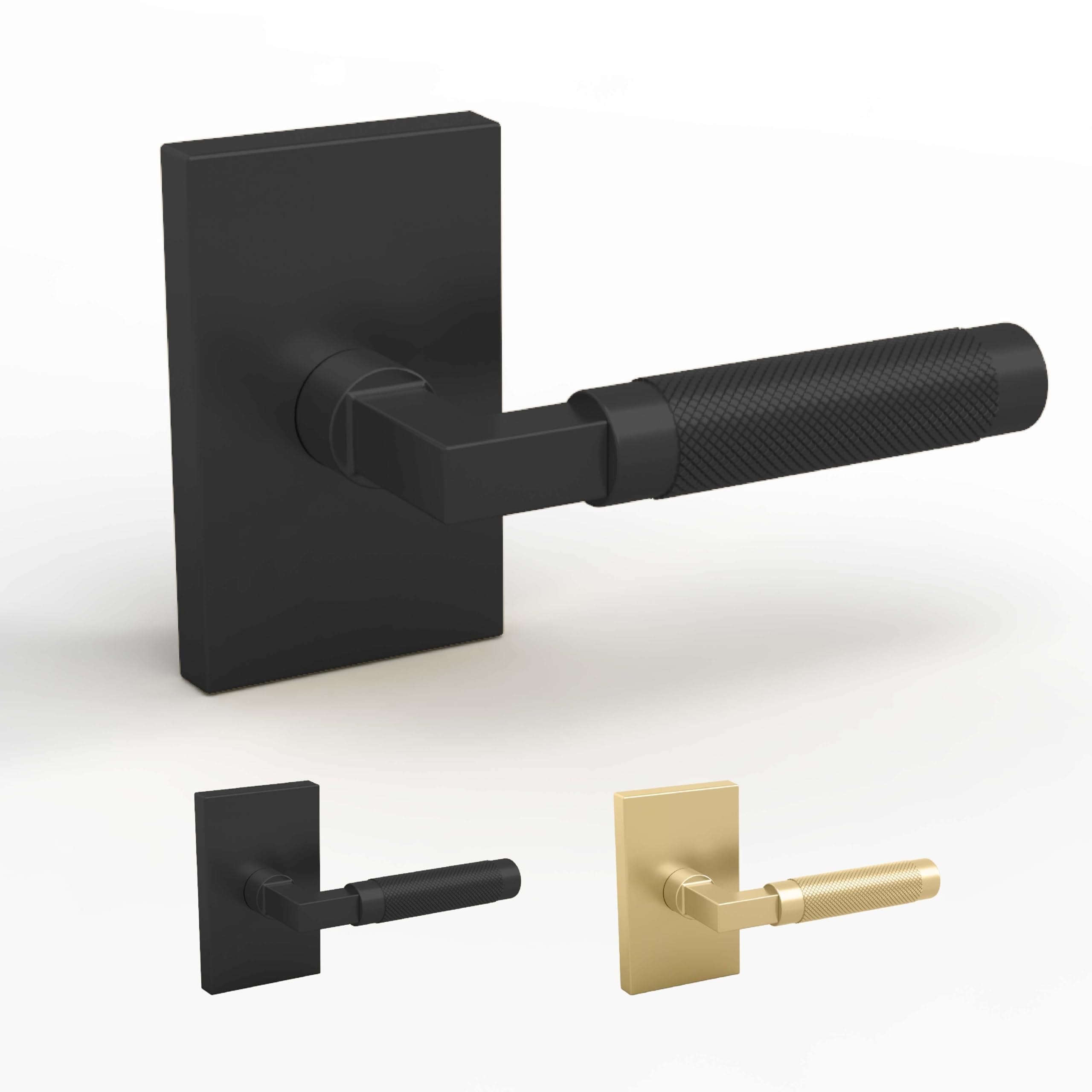 Mega Handles Ellis Dummy Door Handles - Heavy Duty Door Handle, Non-turning Door Handle for Hallway & Closet Doors, Single Side