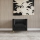 preview thumbnail 35 of 57, Clayfell Weiss Velvet Square Arm Chair/ Loveseat/ Sofa Accent Chair - Black