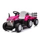 preview thumbnail 19 of 25, Battery-Powered 12V Ride-On Tractor with Trailer, Parental Control, Realistic Design, Ideal Christmas Present for Kids