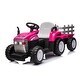 preview thumbnail 26 of 25, Kids Electric Toy Tractor with Trailer, 12V7AH Battery, Remote Control, and Music for Outdoor Fun