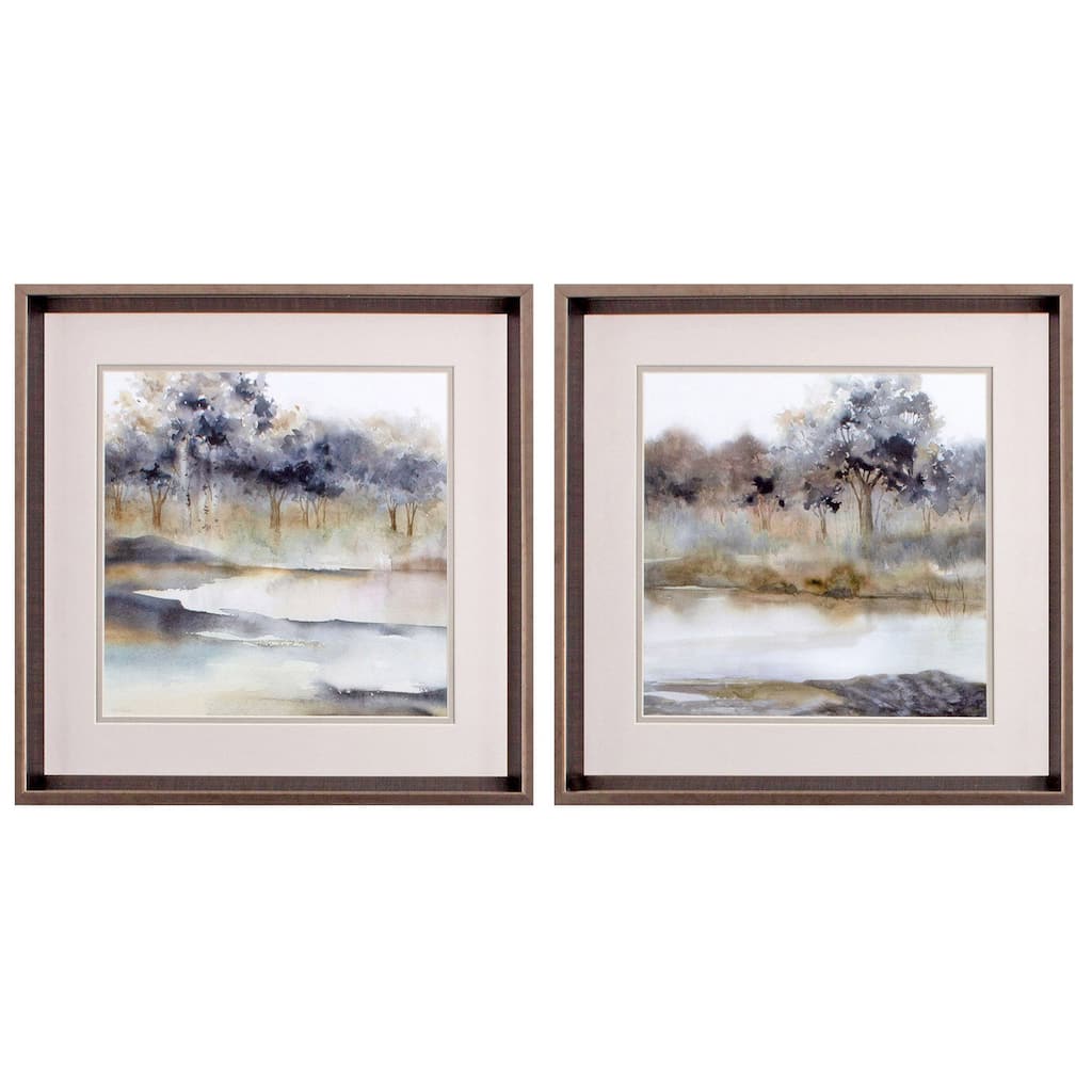 Propac Images Silent Waters Set of 2 Wall Art - Blue