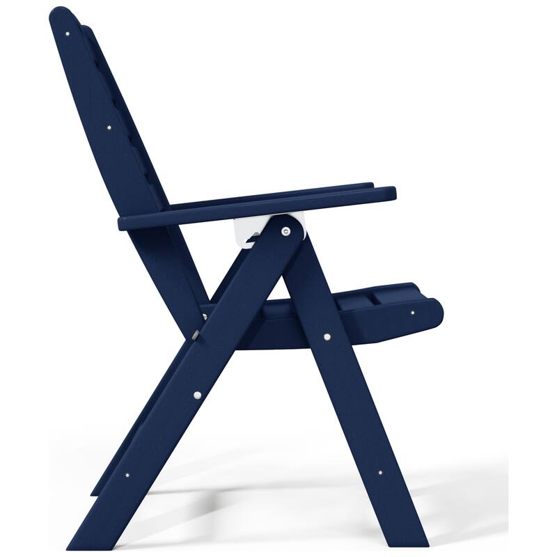 Coastline Patio Folding Highback Dining Chair Set of 2