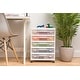 preview thumbnail 2 of 2, 5-Case Scrapbook Cart White