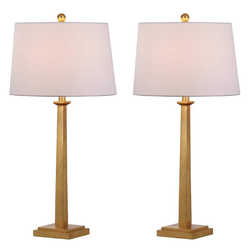 SAFAVIEH Lighting Andino Gold 32-inch Table Lamp (Set of 2)