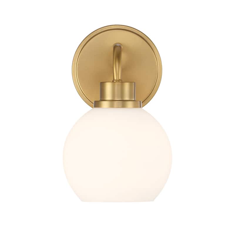Bellevue SHWS26756 Meridian 10" Tall Bathroom Sconce with Opal Glass