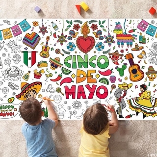 Fiesta Giant Coloring Poster/Tablecloth