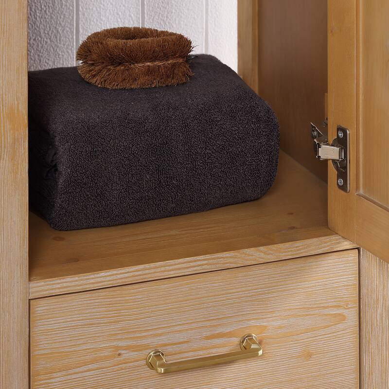 Gela Single Sink Bath Vanity with Drop-In Ceramic Basin without Mirror
