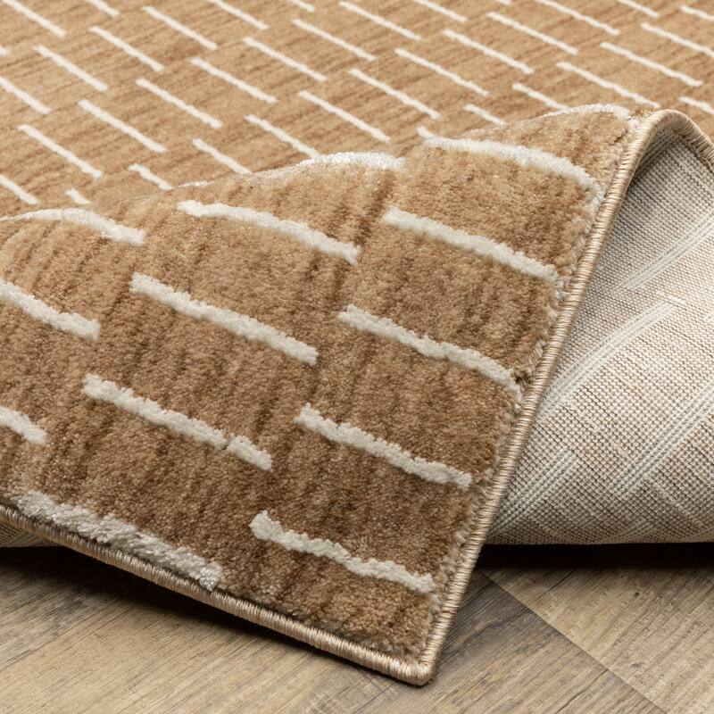 Style Haven Owen Modern Geometric Lines Area Rug