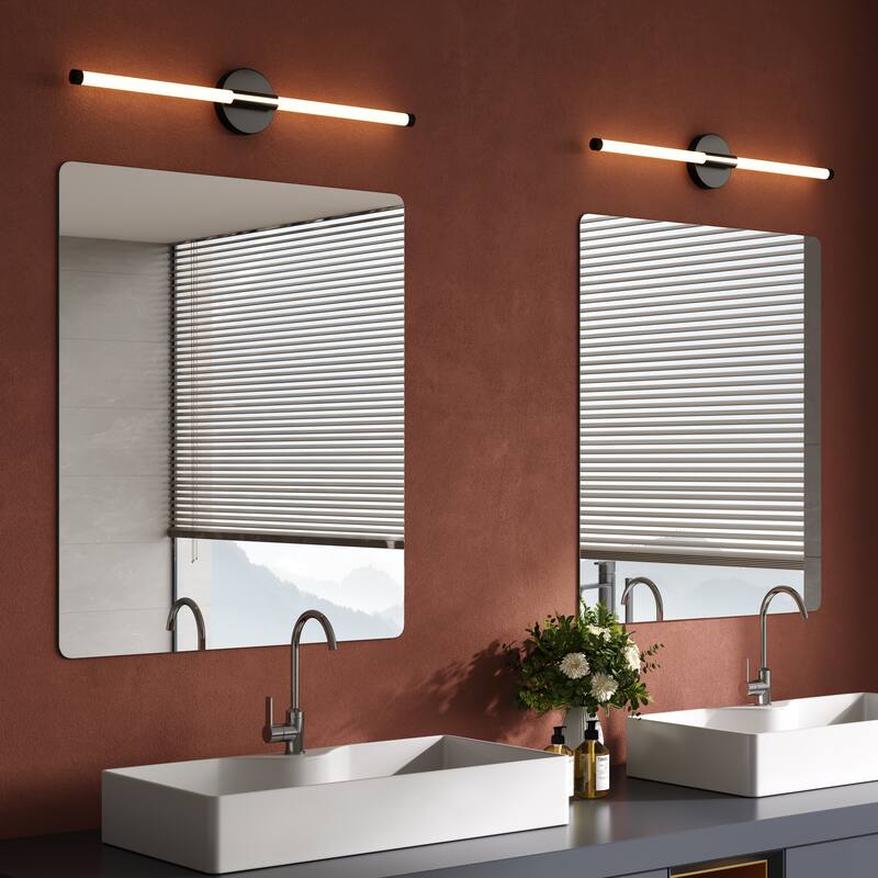 2 Pack Modern 1-Light LED Bathroom Vanity Light Fixtures