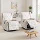 preview thumbnail 82 of 139, 29'' W Pattern Swivel Manual Push Back Recliner Chair Set of 2