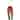 19" Red and Green Striped Elf Legs Christmas Decoration