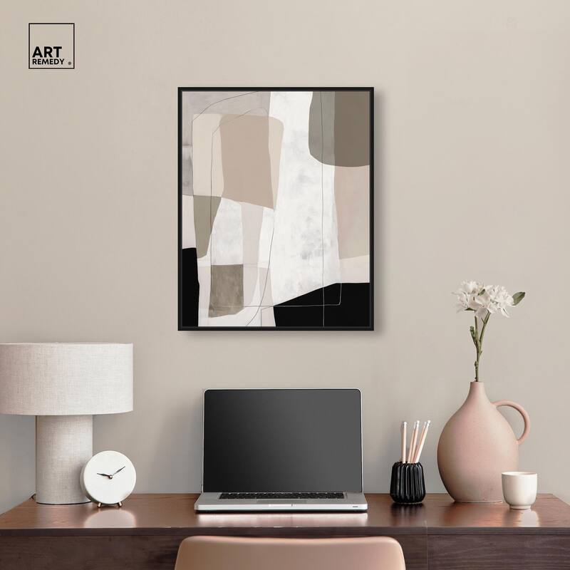 Neutral Forms II Canvas by Art Remedy