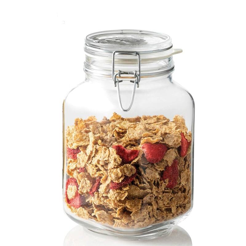 Bormioli Rocco Fido Jar with Airtight Rubber Gasket - 67.75 oz.