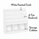 preview thumbnail 14 of 14, RiverRidge Kids Playroom Bookrack with 3 Toy Organizer Cubbies and 4 Book Shelves - White with Optional Bins