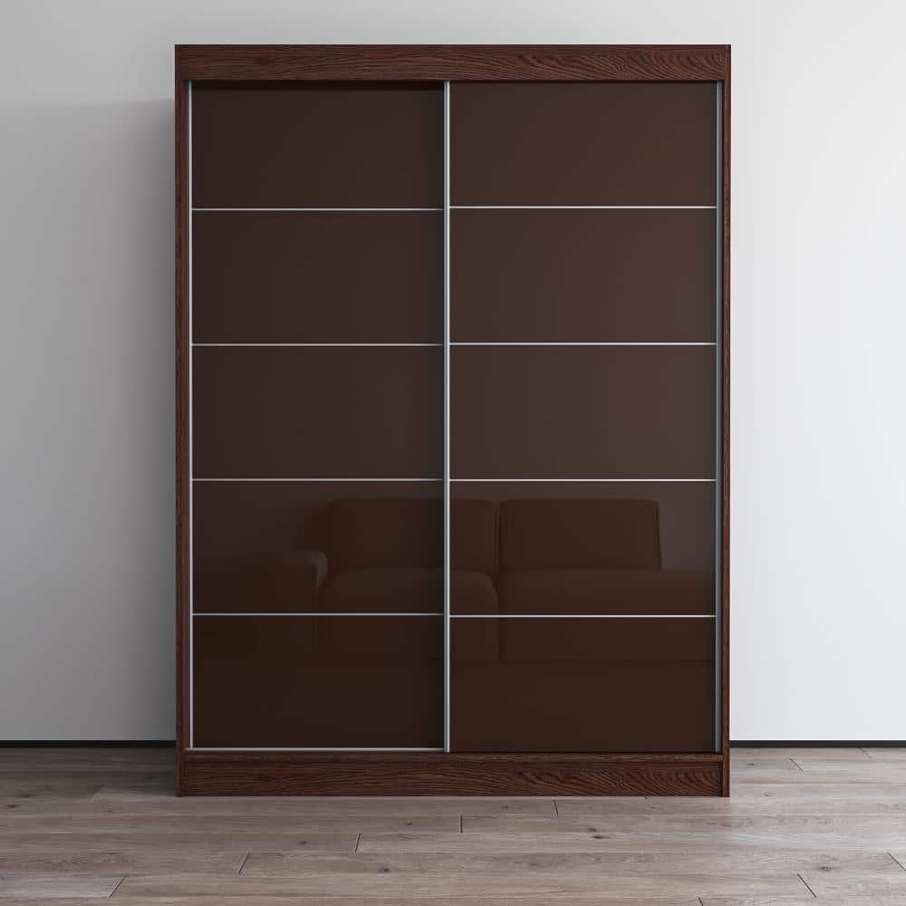 Aria 2 Door Modern High Gloss Wardrobe Armoire
