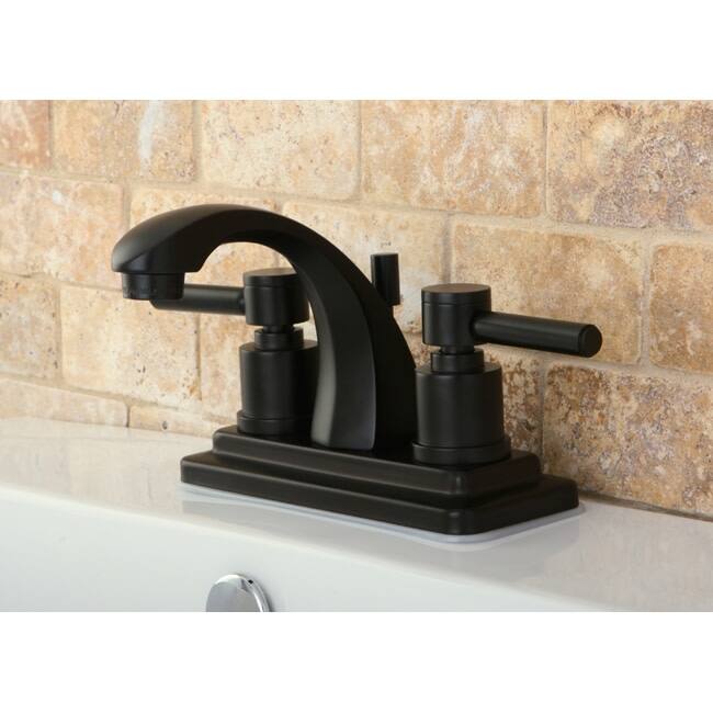 Kingston Brass Concord Centerset Bathroom Faucet with Brass Pop-Up
