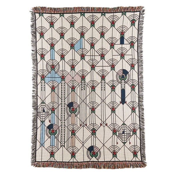 Frank lloyd sale wright throw blanket