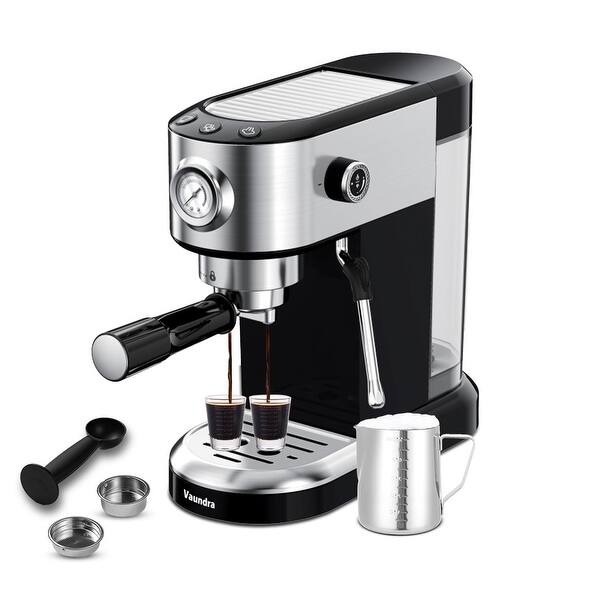 Espresso machine 20 Bar with Milk Frother Steam Wand, Cappuccino latte