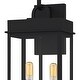 preview thumbnail 5 of 5, Carmen 2-Light Matte Black Outdoor Wall Lantern