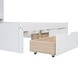 preview thumbnail 8 of 32, Full Size Platform Bed with Storage Headboard and Drawers - White Finish