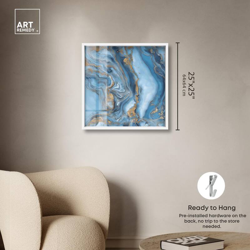 River Gold Shadowbox by Art Remedy