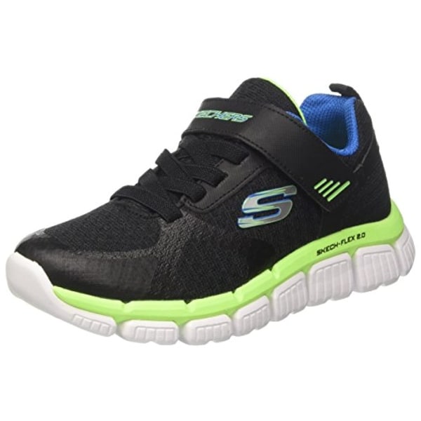 boys black mesh trainers