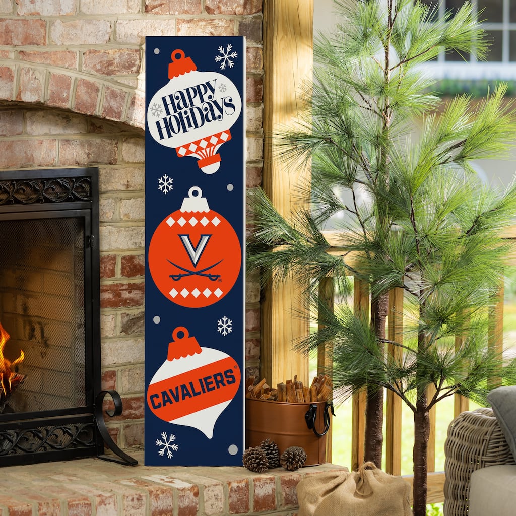 47" Double Sided Seasonal Porch Leaner, University of Virginia - 47" x 11.25"