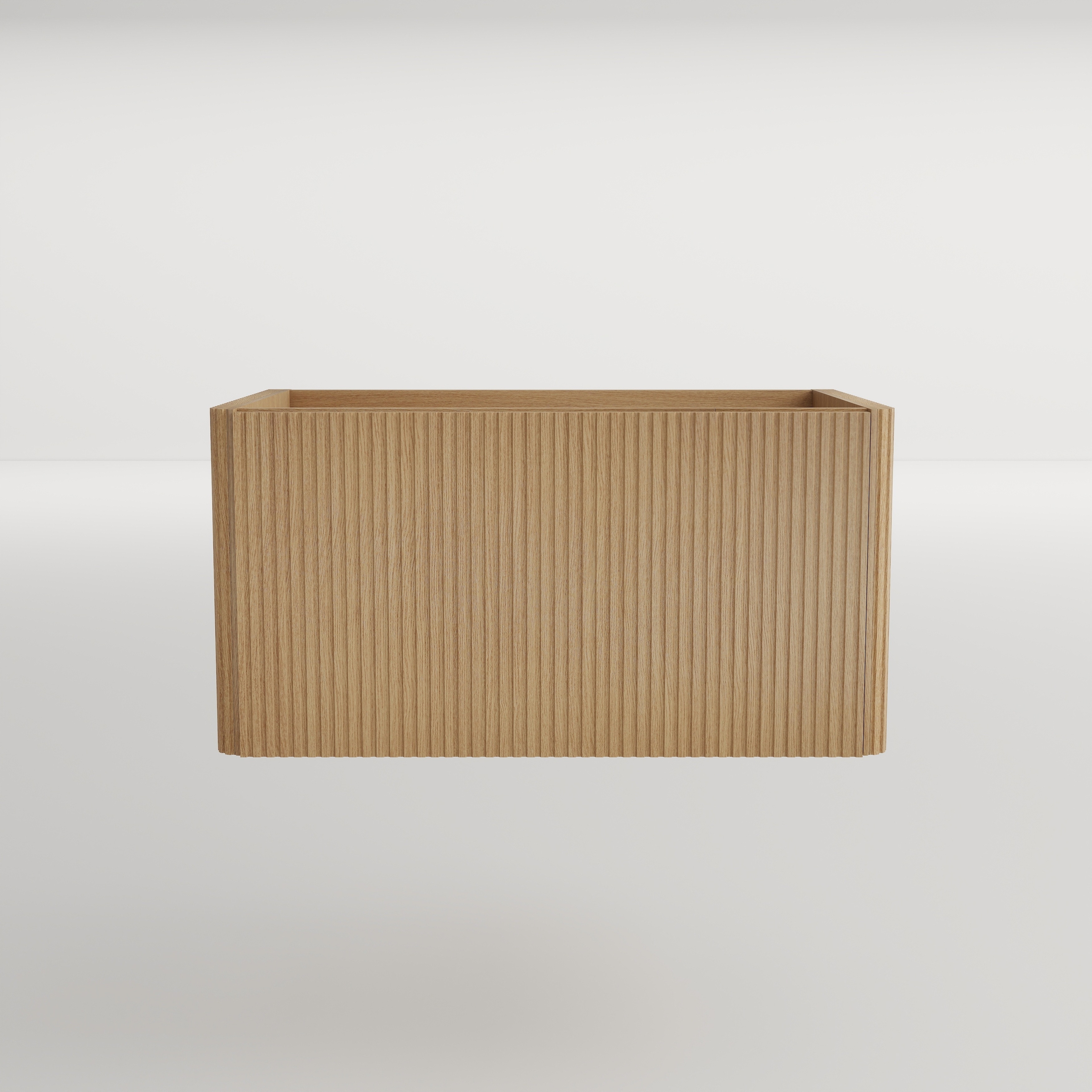 30" Striped Bathroom Vanity, Wall Mounted Floating Bathroom Vanity for Modern Bathroom